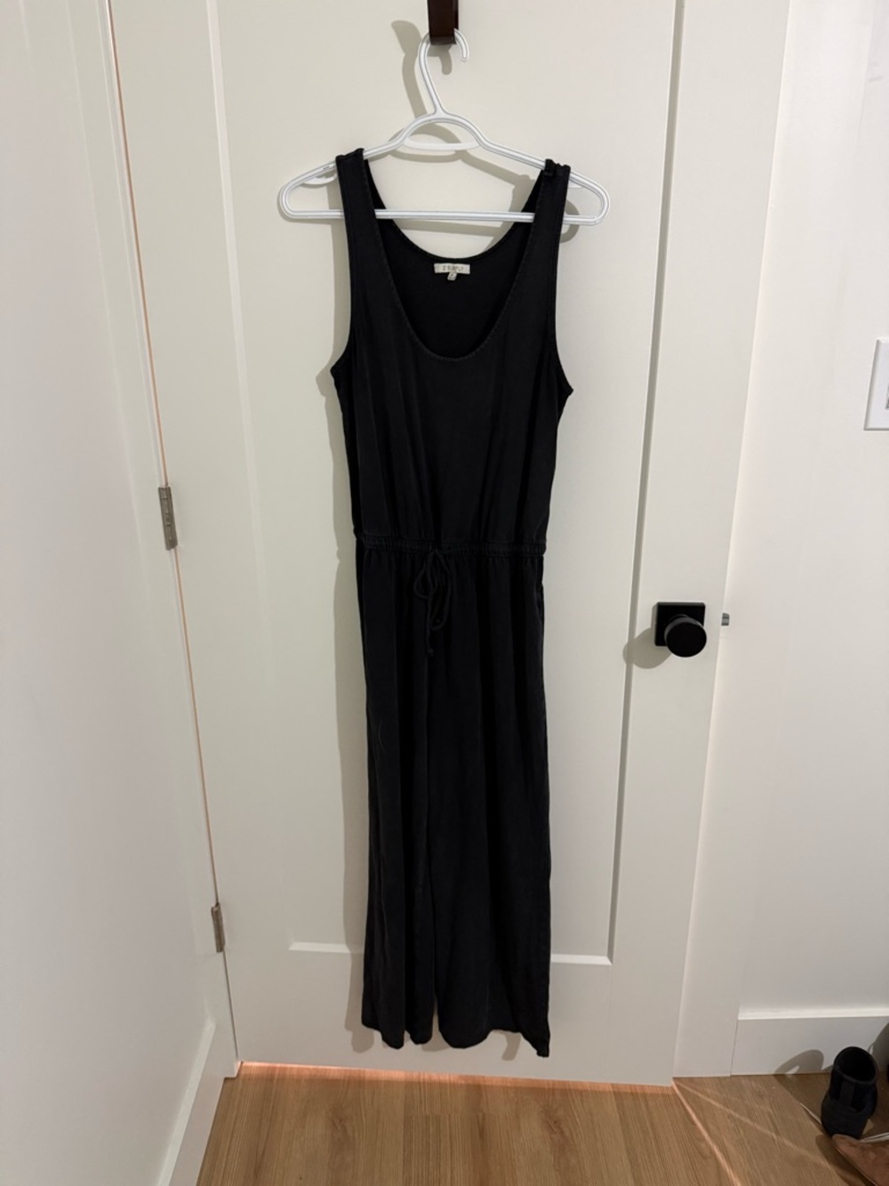 Z Supply Black Sleeveless Tank Jumpsuit